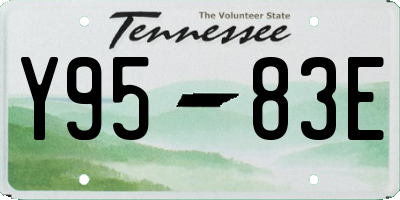 TN license plate Y9583E