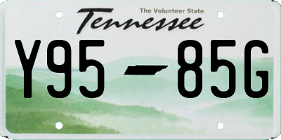 TN license plate Y9585G