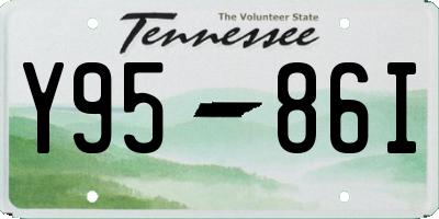 TN license plate Y9586I