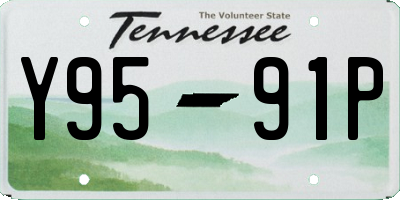 TN license plate Y9591P