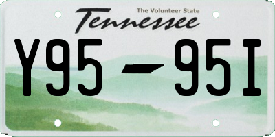 TN license plate Y9595I