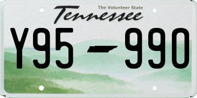 TN license plate Y9599O