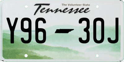 TN license plate Y9630J