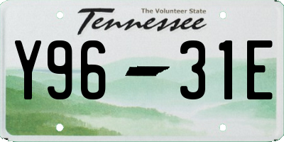 TN license plate Y9631E