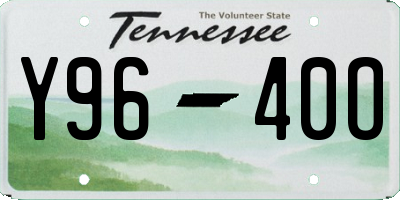 TN license plate Y9640O