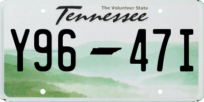 TN license plate Y9647I