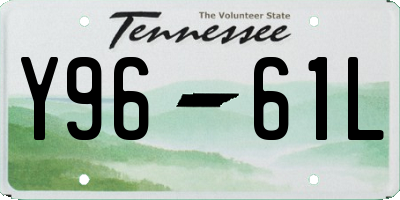 TN license plate Y9661L