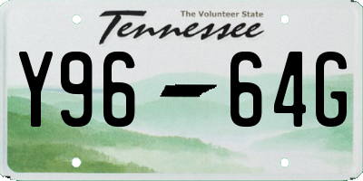 TN license plate Y9664G