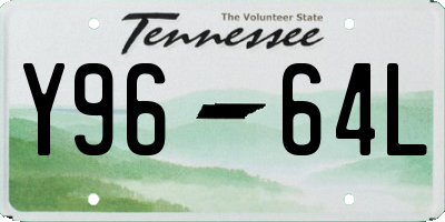 TN license plate Y9664L