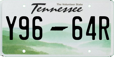 TN license plate Y9664R