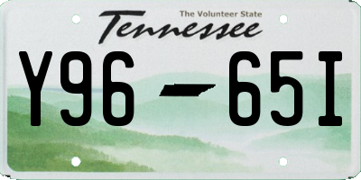 TN license plate Y9665I