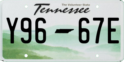 TN license plate Y9667E