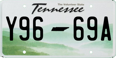 TN license plate Y9669A