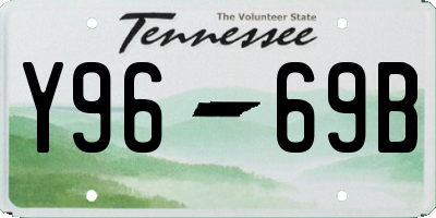 TN license plate Y9669B