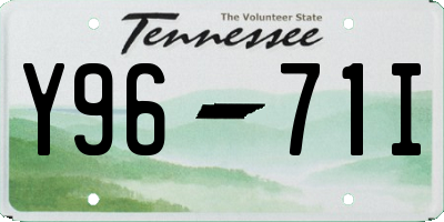 TN license plate Y9671I
