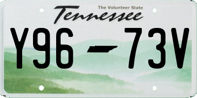 TN license plate Y9673V