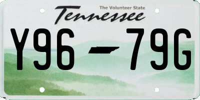 TN license plate Y9679G