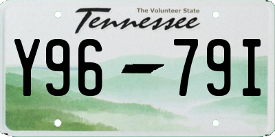 TN license plate Y9679I