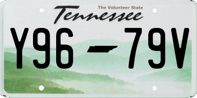 TN license plate Y9679V