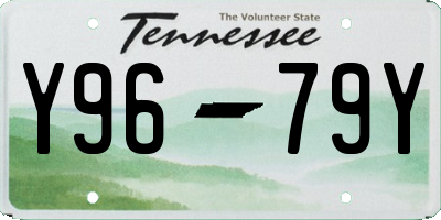 TN license plate Y9679Y