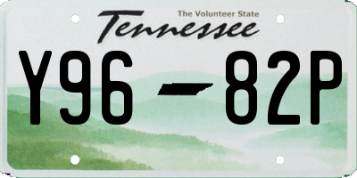 TN license plate Y9682P