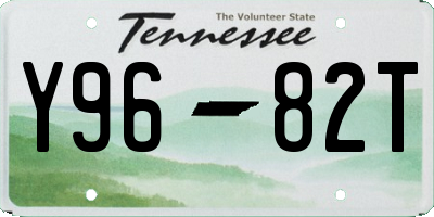 TN license plate Y9682T
