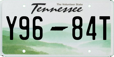 TN license plate Y9684T