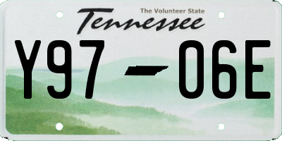 TN license plate Y9706E