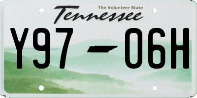 TN license plate Y9706H