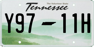 TN license plate Y9711H