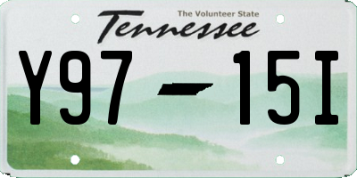 TN license plate Y9715I