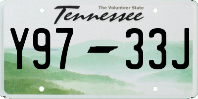 TN license plate Y9733J