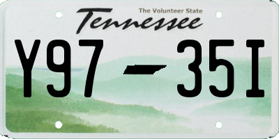 TN license plate Y9735I
