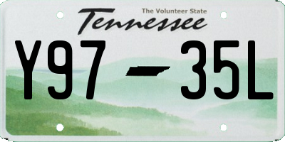 TN license plate Y9735L