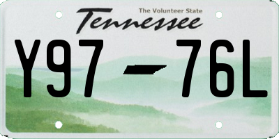 TN license plate Y9776L