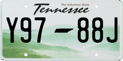 TN license plate Y9788J