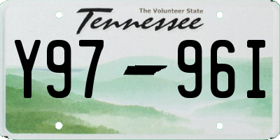 TN license plate Y9796I