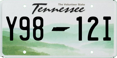 TN license plate Y9812I