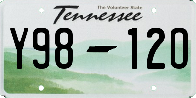 TN license plate Y9812O