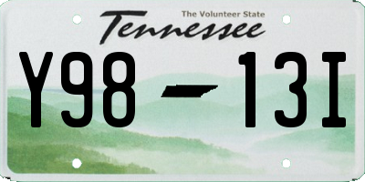 TN license plate Y9813I