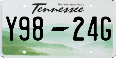 TN license plate Y9824G