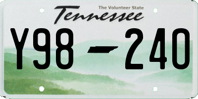 TN license plate Y9824O