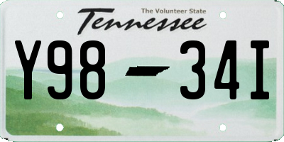TN license plate Y9834I