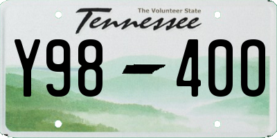 TN license plate Y9840O