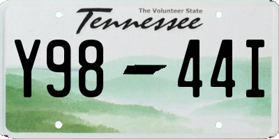 TN license plate Y9844I
