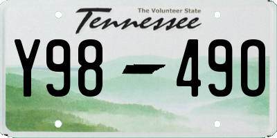 TN license plate Y9849O
