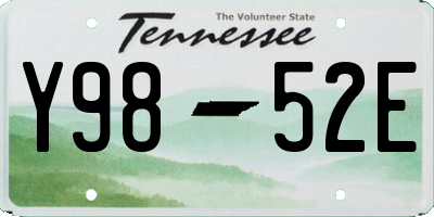 TN license plate Y9852E