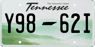 TN license plate Y9862I