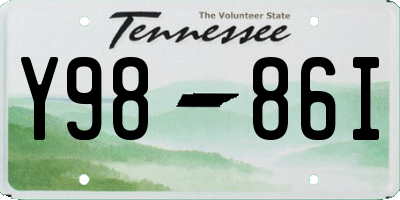TN license plate Y9886I