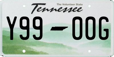 TN license plate Y9900G